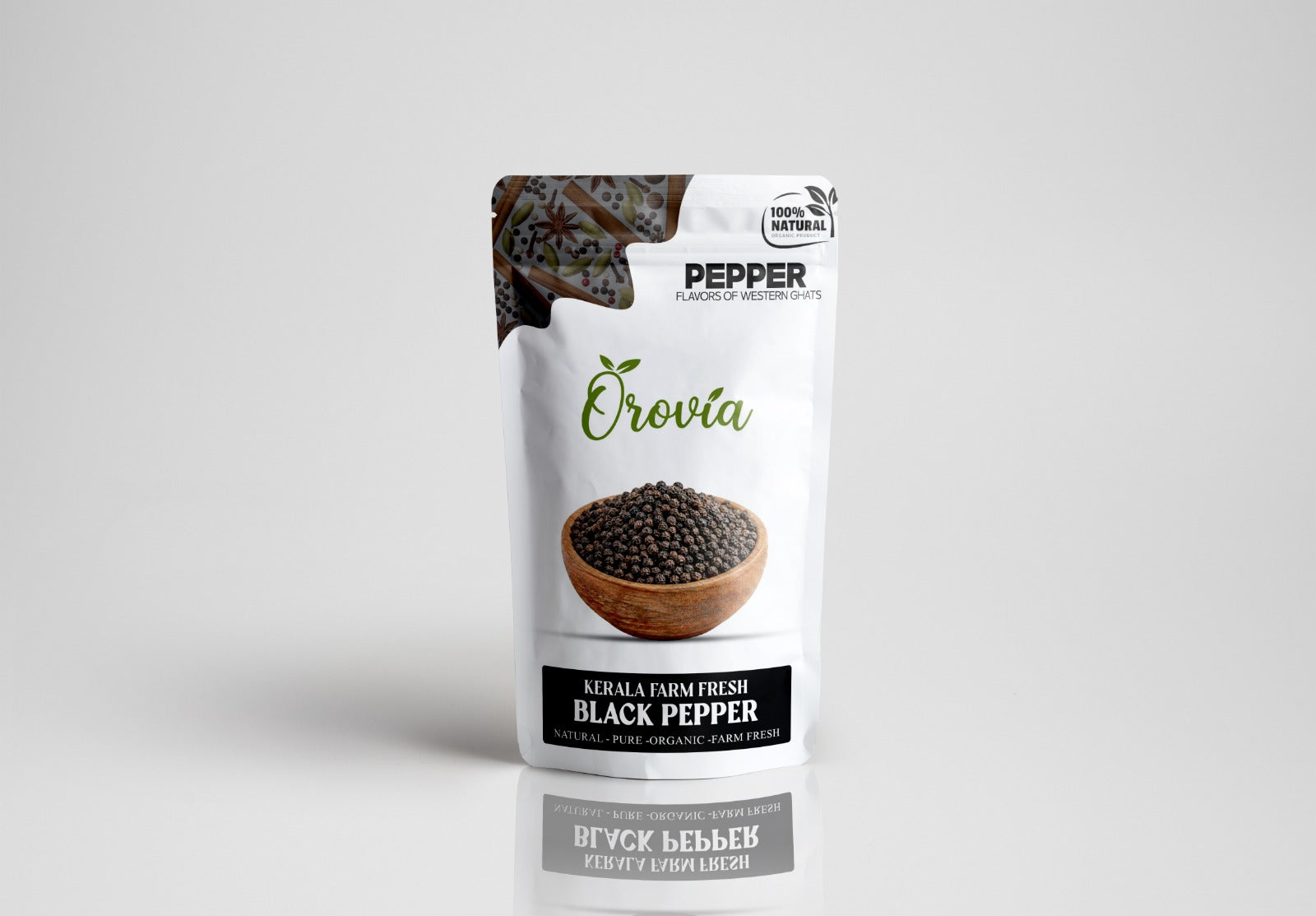 ELA Spices Premium Black Pepper Whole (Kali Mirch) – Bold Aroma, Rich Flavor & Handpicked Whole Peppercorns for Cooking, Seasoning & Spice Blends