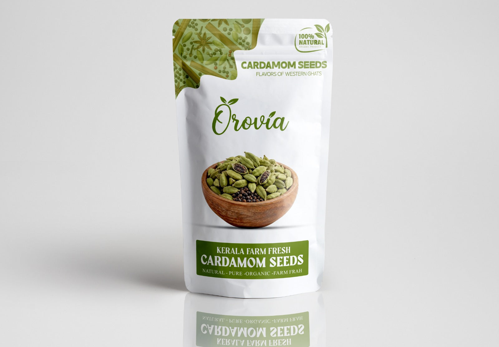 ELA Spices Premium Cardamom Seeds (Elaichi Seeds) – Pure, Aromatic & Ready-to-Use Green Cardamom Seeds for Baking, Desserts, Tea, Coffee & Gourmet Cooking