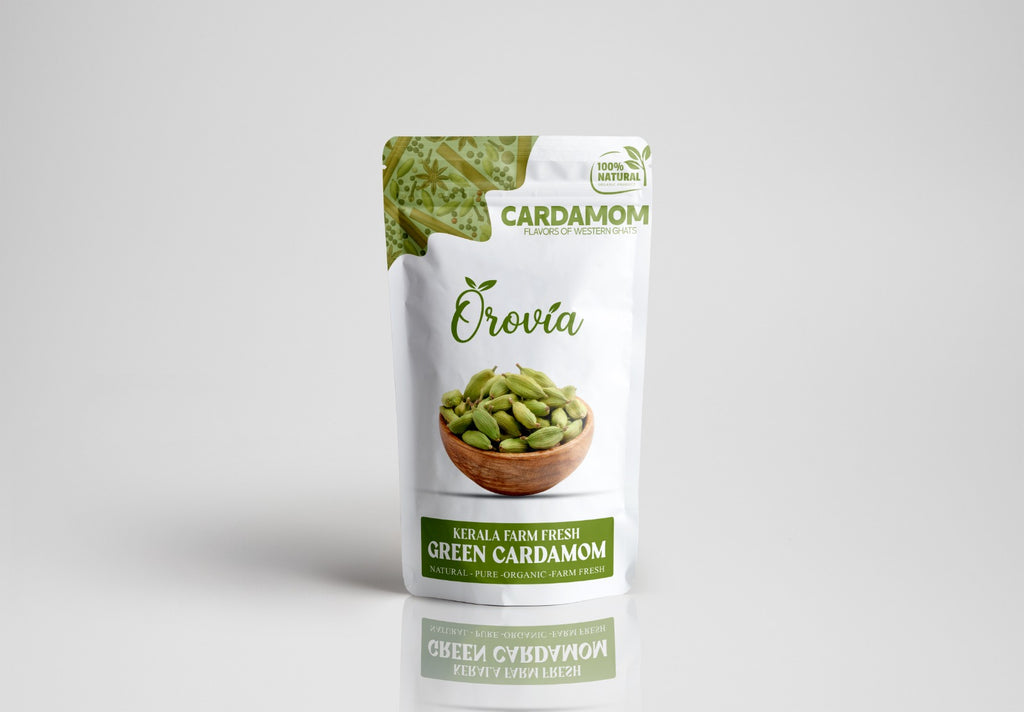 ELA Spices Premium Green Cardamom (Elaichi) Whole Pods – Handpicked, Naturally Aromatic, Fresh & Pure Indian Spice – Rich Flavor for Tea, Coffee, Desserts & Cooking
