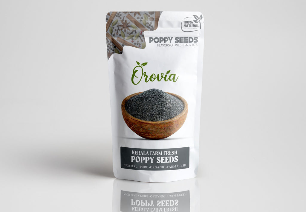 ELA Spices Premium Poppy Seeds (Khus Khus) – Natural, Fresh & Pure White Poppy Seeds for Baking, Cooking, Desserts & Traditional Recipes